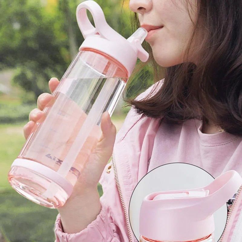 550ml 850ml Water Plastic Bottle Gourde En Plastic Sport Shaker Bottle Protein Shaker Drink Bottle Plastic With Straw Travel