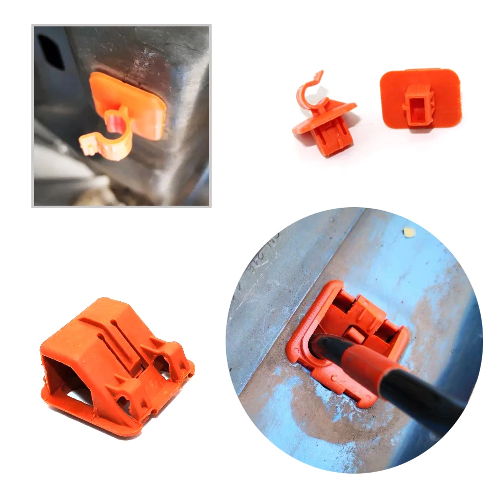 

JEAZEA 1U0823570A Car Roomster Hood Bonnet Rod Stay Bracket Buckle Clip Fit For Skoda Fabia Octavia MK2 2004 2005 2011 2012 2013