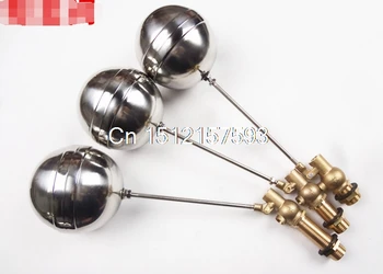 

4" 100mm Ball DN15 1/2"BSP Male Stainless Steel Water Boiler Steam Machine Float Valve Level Switch Hi-Temp Screw Length 40/60mm