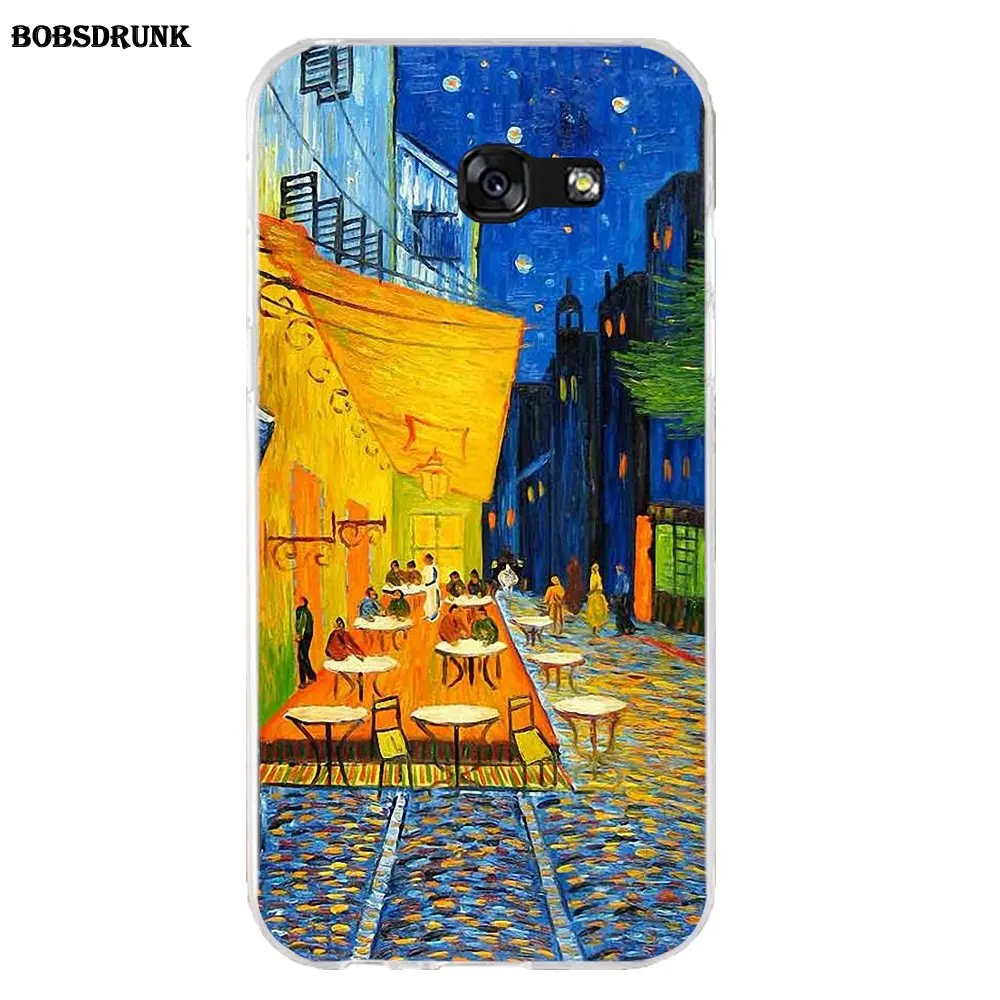 as picture EJGROUP Винсента Ван Гога 1888 Звездная ночь для Samsung Galaxy A3 A5 A7 J1 J2 J3 J5 J7 мягкие чехлы для мобильных телефонов - Цвет: as picture