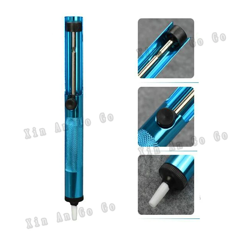 

Newest Solder Sucker Desoldering Pump Tool Removal Vacuum Soldering Iron Desolder High Suction Power Metal Solder Sucker