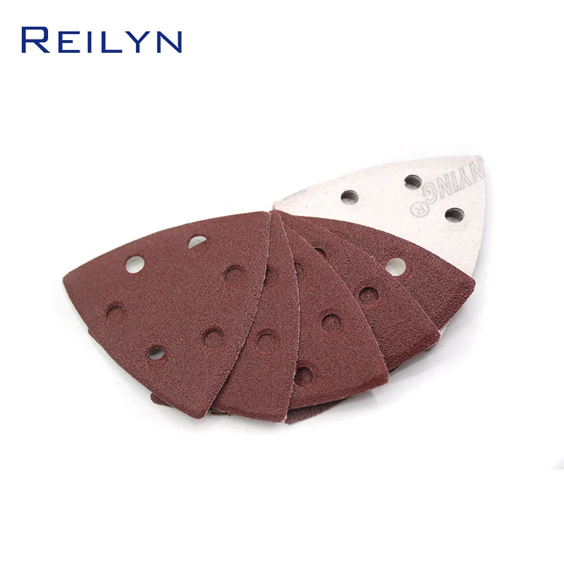 Reilyn Новый треугольный лоток для наждачной бумаги искусственная бумага 20