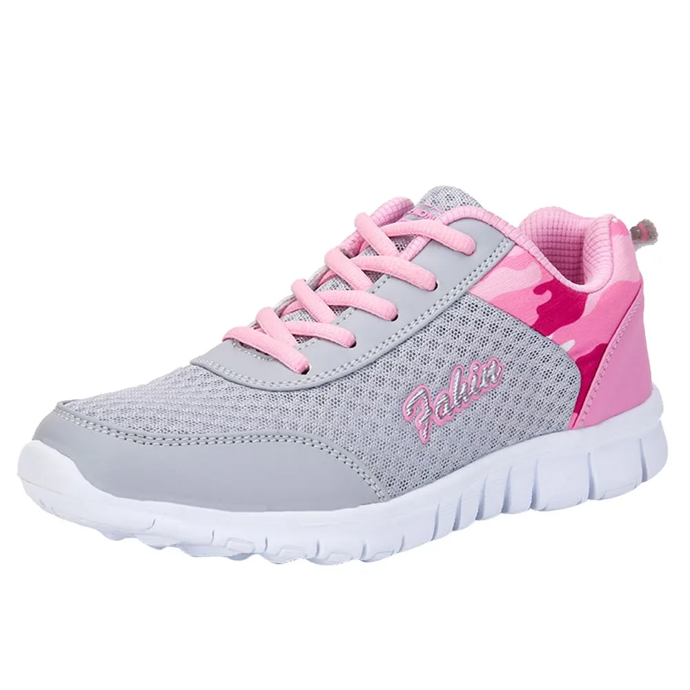 

Women Outdoor Mesh Casual Sports Shoes Women Outdoor Sport Sneakers Thick-Soled Soft Bottom Shoes Sneakers #O