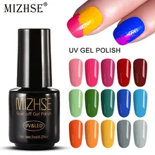 MIZHSE Гель-лак для ногтей Перманентный УФ-и светодиодный эмалированный гель лак УФ-смола лак для ногтей конглы материал Гель-лак для ногтей для маникюра
