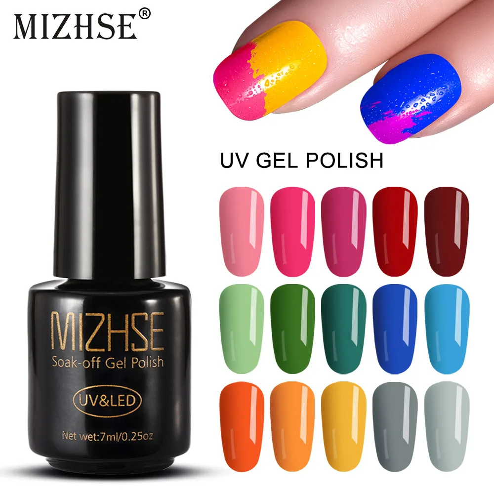 Гель-лак для ногтей MIZHSE с постоянной УФ светодиодный Ной эмалью полимерный лак