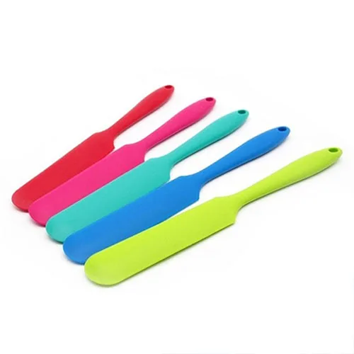 

PHFU 1 x Silicone Batter Spatula Cake Cream Mixer Long Handled Models Baking Scraper