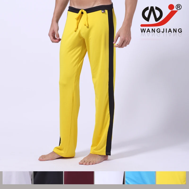 yellow tracksuit bottoms mens