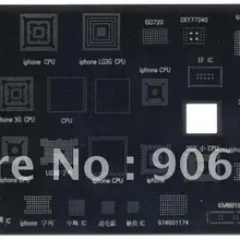 3 шт./лот Новинка 50 в 1 чип для ремонта трафареты шаблон для iphone4