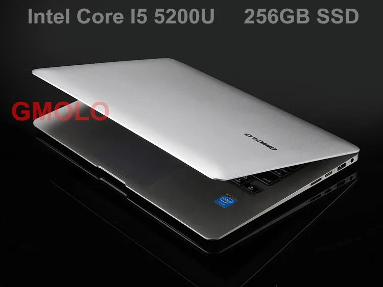  I5 laptop computer 13.3inch Windows 10 aluminium ultrabook notebook 4GB 256GB SSD backlit keyboard 1920*1080 HD screen  