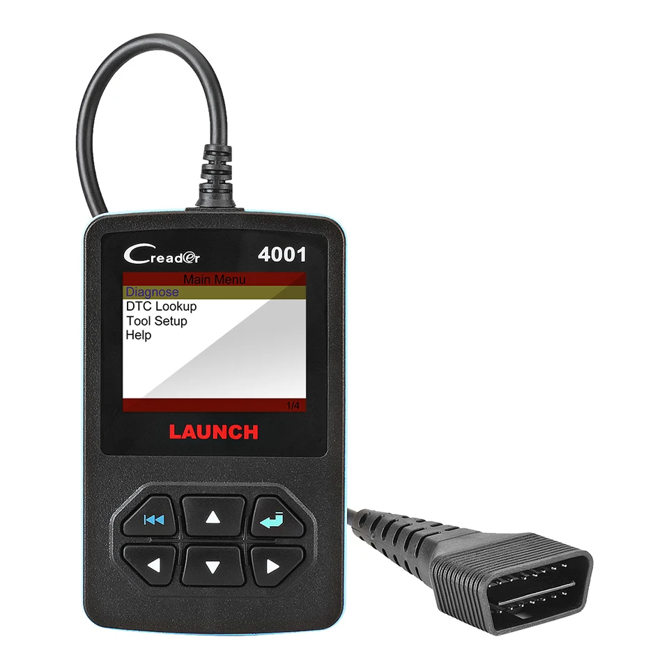 Launch X431 Creader 4001 OBDII/EOBD Авто диагностический инструмент читальный инструмент кодов OBD сканер с запросом DTC