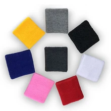 1 пара 8*8 см Полотенца напульсник на запястье Поддержка тренажерный зал велосипедный браслет держатель руки обхватывает запястье для теннис баскетбол спорт наручный спортивный браслет