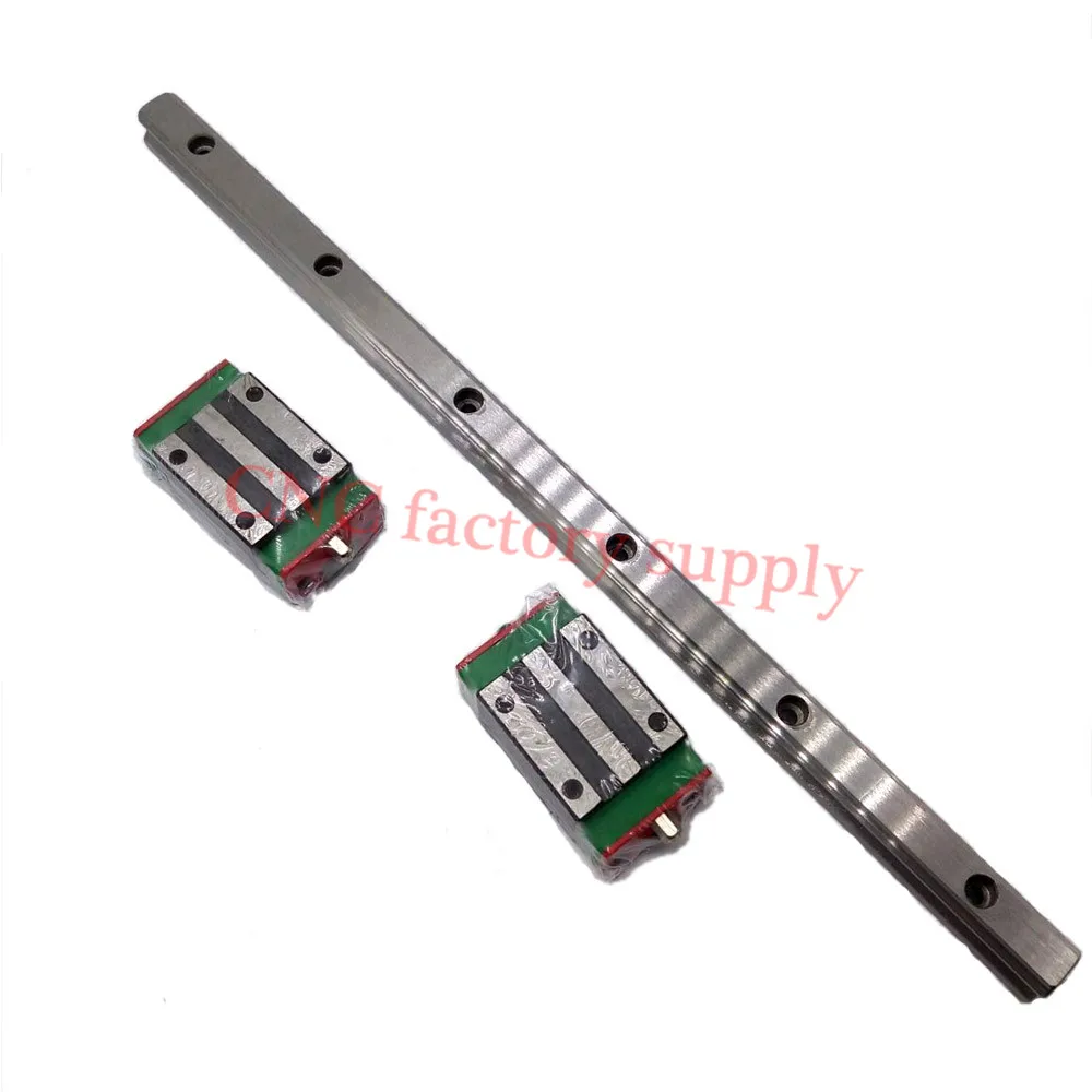 

3D print parts CNC machine linear rail slide HGH20mm 20mm 1pcs 20mm L-100mm + 2 pcs HGH20HA carriage