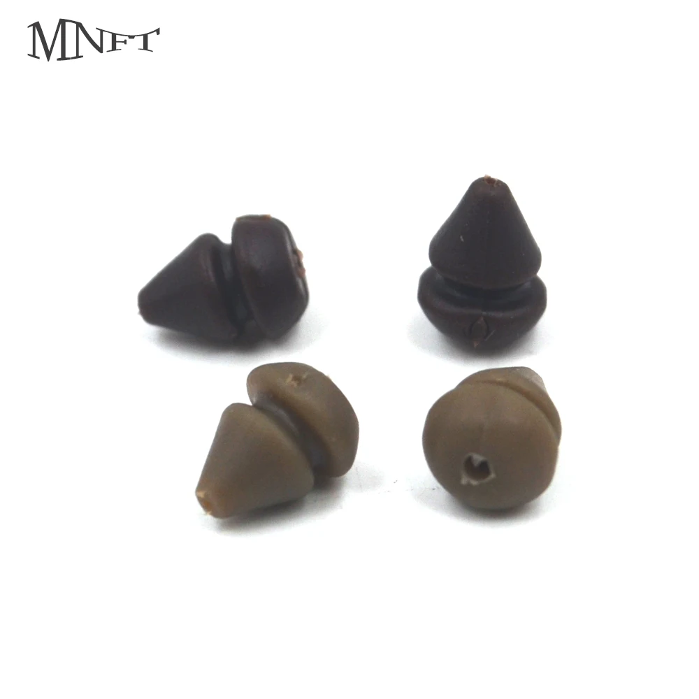 

MNFT 12Pcs Heli Chod Beads Khaki Or Brown Rigs Carp Fishing Terminal Tackle