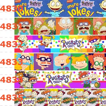 

Y 50 yards cute cartoon ribbon lovely cartoon printed grosgrain ribbon