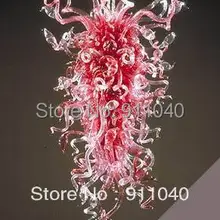 Большие размеры стильные украшения ко дню рождения красный канделябр из муранского стекла