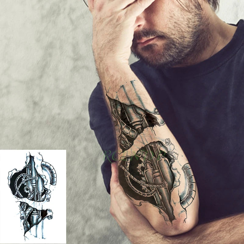 Водонепроницаемый временная татуировка наклейка Племенной Тотем поддельный тату флэш-Тату татуаж Временная наклейка s для мужчин девочек и женщин