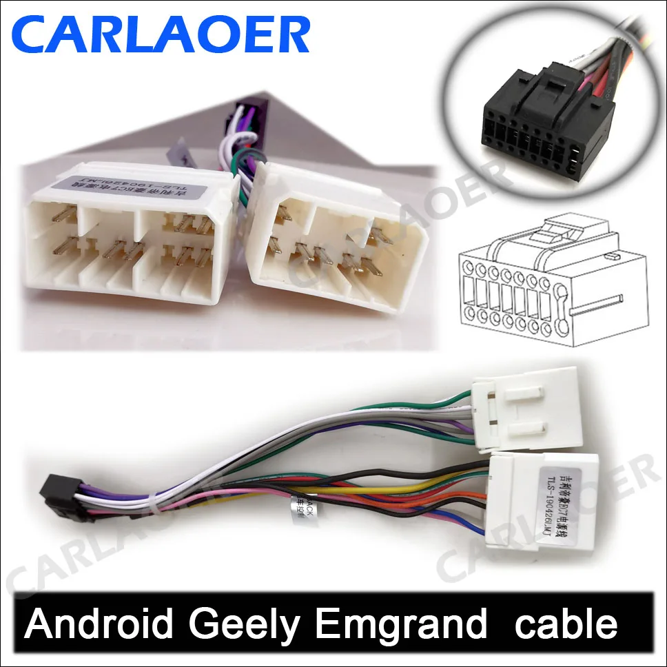 2 din Автомобильный Android радиокабель для Suzuki Buick GEELY Emgrand Nissan Mitsubish i ELYSEE Outlander четыре