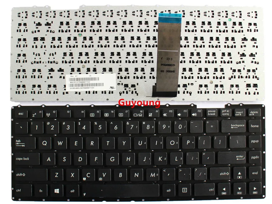 US English Laptop Keyboard for ASUS K45 X450 X450V X450VB X450VC X450C X450E | Компьютеры и офис