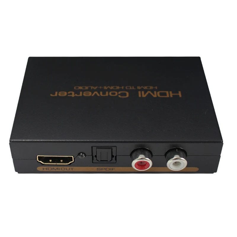 Аналоговый преобразователь SPDIF 1080P HDMI в RCA стиль L/R аудио сплиттер цифровой 2