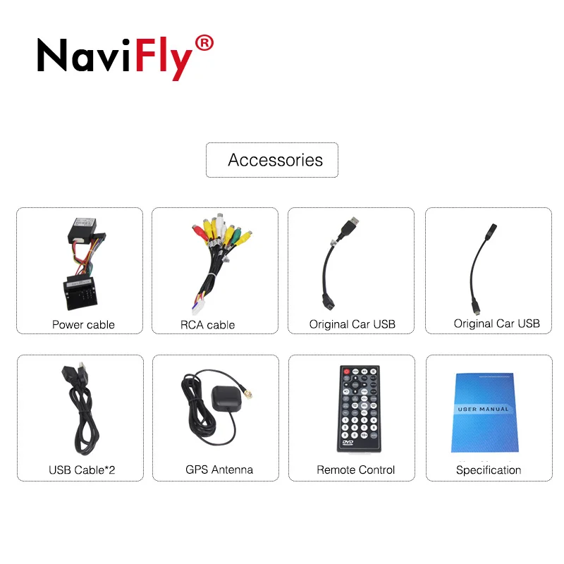 Clearance Navifly Free shipping 7" car multimedia gps navigation system for ford focus 2008-2011 Car Radio GPS Navi BT 1080P Ipod Map 5