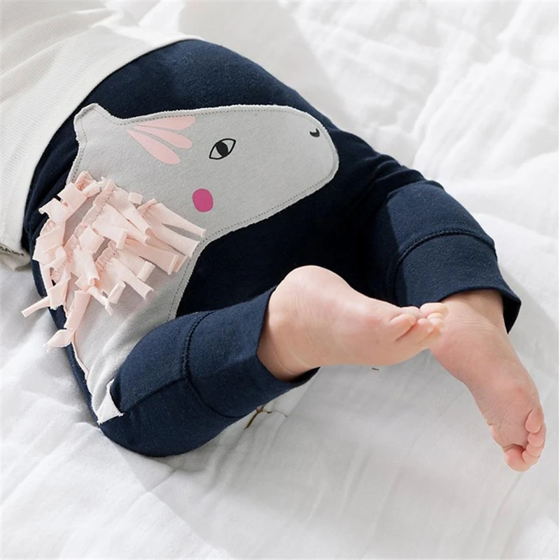 Emmababy От 0 до 3 лет Детские хлопковые Брюки для девочек детские шаровары Мотобрюки