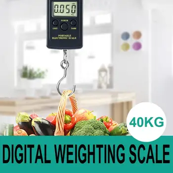 

40Kg Digital Luggage Scales Load Pocket Multi Used Weighting Fishing Scale Hanging Balance Scale Weight Drop Shipping