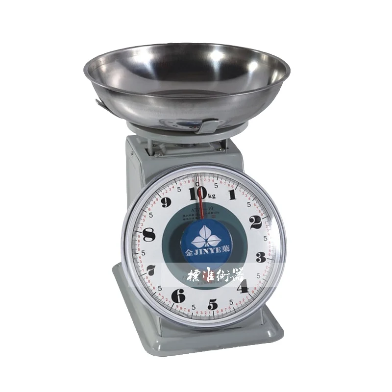  8kg 10kg Stainless Steel Mechanical Scales Household Kitchen Scales With Tray Vintage Retro Weegsch - 32897490803