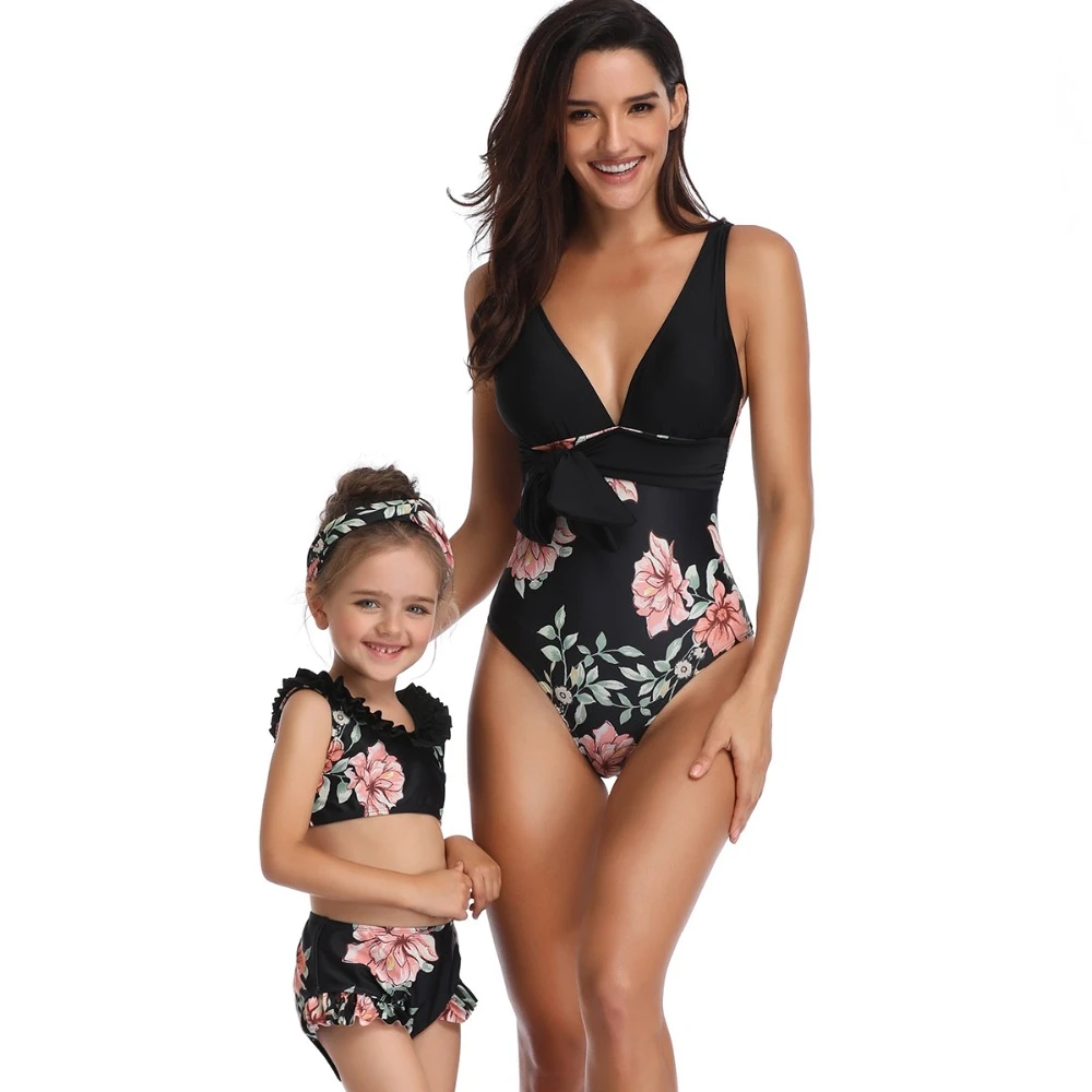 Matching mommy and me swimwear Clearance