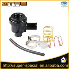 Гоночный турбо алюминиевый выдувной клапан 25 мм BOV с пружиной черного цвета