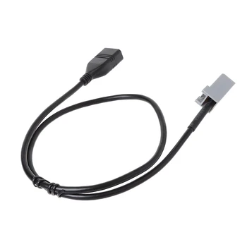 

Aux USB Audio Cable Adapter Female Port Extension Wire For Honda Civic Jazz CR-V Car Accessories