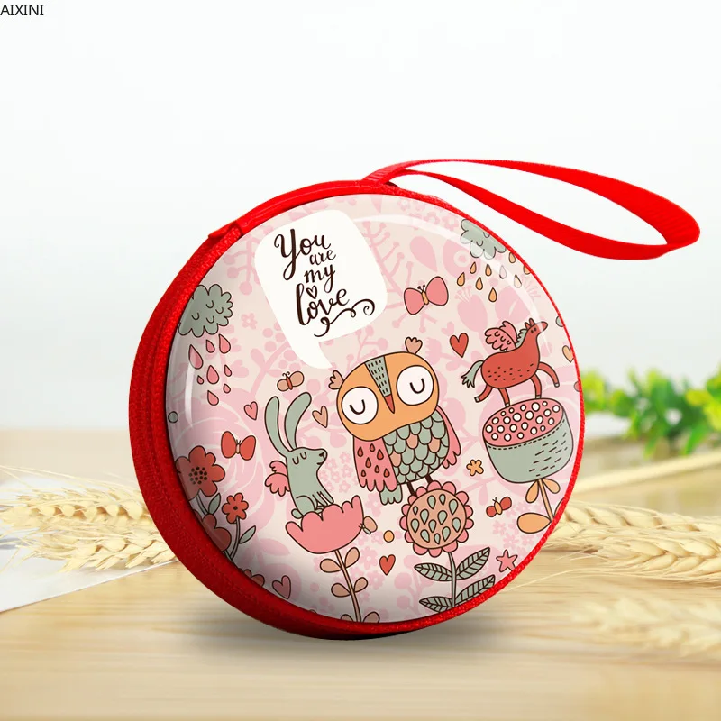 

1 Pcs 2019 Plush Wallet Kawaii Plush Purses Round Bags Pouch Stuffed Dolls Toys for Children Adult Girls Gifts for Kids Toy Bag