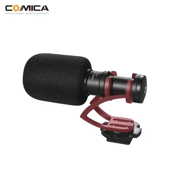 

COMICA CVM-VM10II MINI Compact On-Camera Cardioid Directional Video Microphone Full Metal Mic with Shock-Mount for iPhone