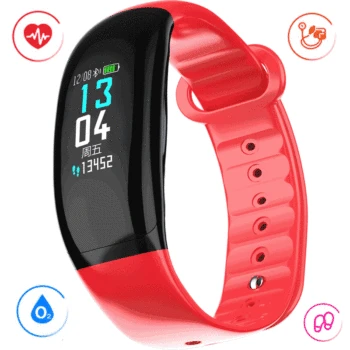 

Men Women Fitness Smart Watch Tracker Heart Rate Monitor Smart Bracelet Blood Pressure Pedometer Wristband for Android IOS