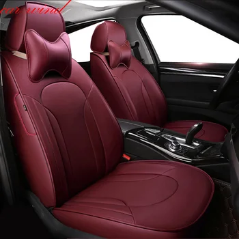 

Car Wind Auto automobiles Cowhide leather car seat cover For MiNi Cooper R50 R52 R53 R55 R56 PACEMAN car accessories styling