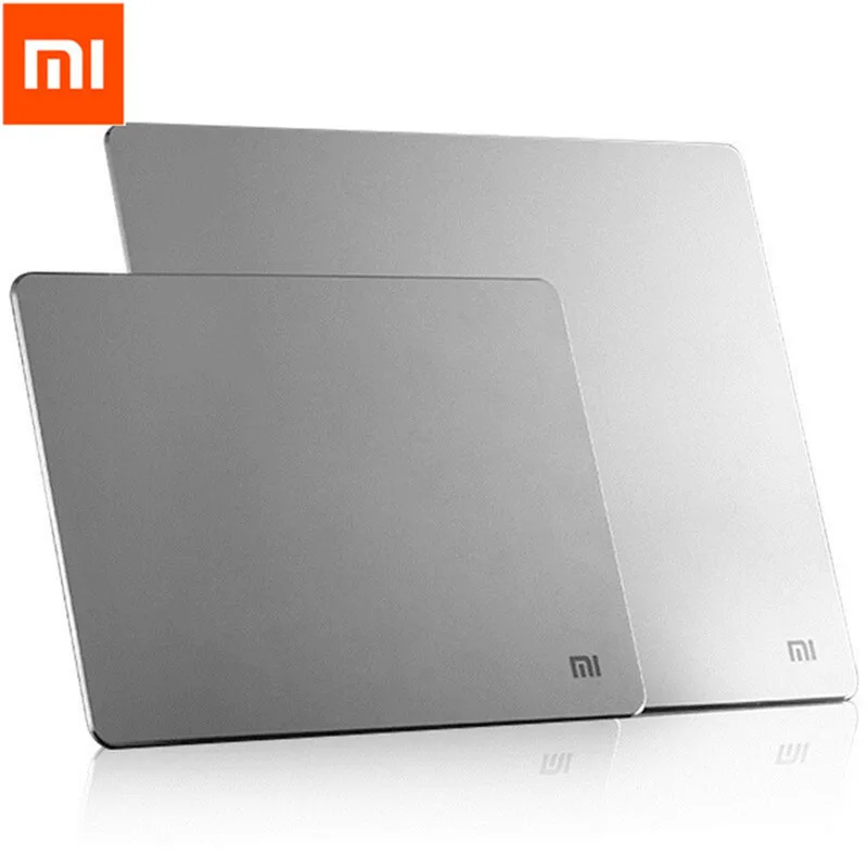 Продажа Оригинальный Металлический Коврик для мыши Xiaomi, большой игровой коврик для мыши, чистый металлический коврик для мыши, роскошный тонкий алю...