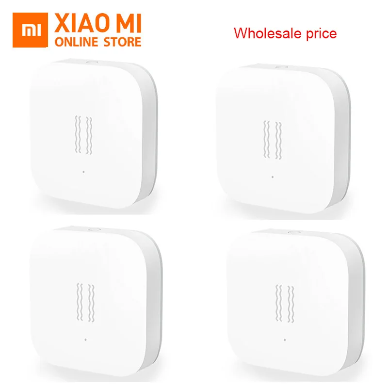 4 шт. оптовая продажа 100% оригинальный Xiao mi Aqara вибрационный датчик удара