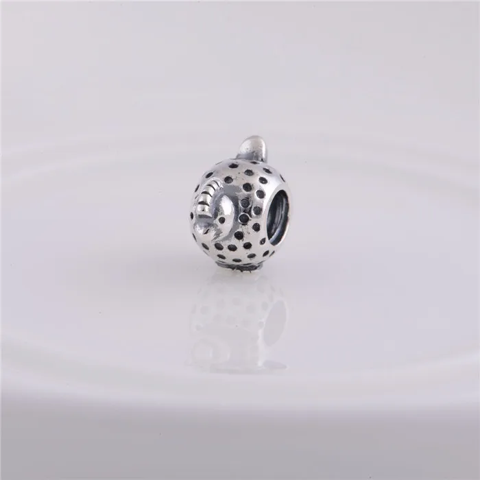 

925 Sterling Silver Lovely Chick fashion Threaded Charms Bead Fits Original Pandora Charm Bracelet DIY Jewelry Making LW070
