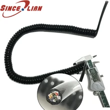 Пружинная телефонная линия 10 ядерный сигнальный кабель Strander 0,2 квадратный растягивающийся Электрический провод Undraw 3 метра