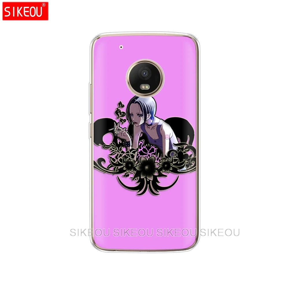 Силиконовый чехол для телефона Motorola Moto G6 G5 G5S Z2 Z3 PLAY PLUS X4 E4 E5 C anime nana cool girl|Бамперы| |
