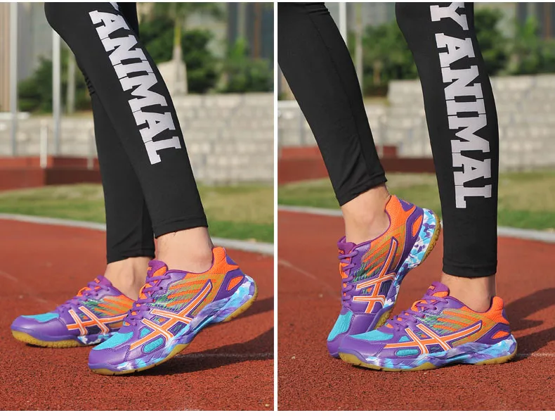 2019 New Sneakers Men Volleyball Shoes Unisex Light Sports Breathable Badminton Shoes Women Sneakers Wear-resistant (12)