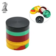 SY/Новинка пятислойная Диаметр 55 мм Точильщик Алюминий из сплава в виде металлического травяной измельчитель Точильщик табак устройство для измельчения, курение аксессуары