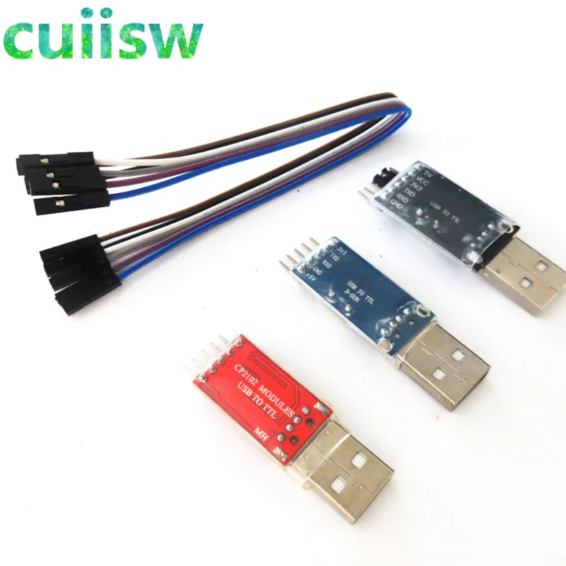 3 шт./лот = 1 шт. PL2303+ 1 шт. CP2102+ 1 шт. CH340 USB для ttl