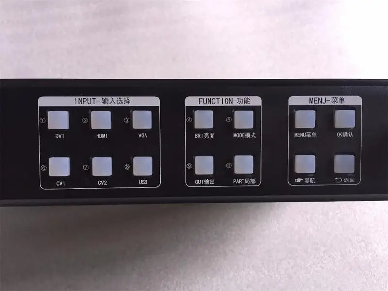 

1 Sending card+KYSTAR KS600 LED scaler 1920*1200 Support DVI /VGA/ HDMI 2048*1152 or 2304* 816 with 2 channels video processor