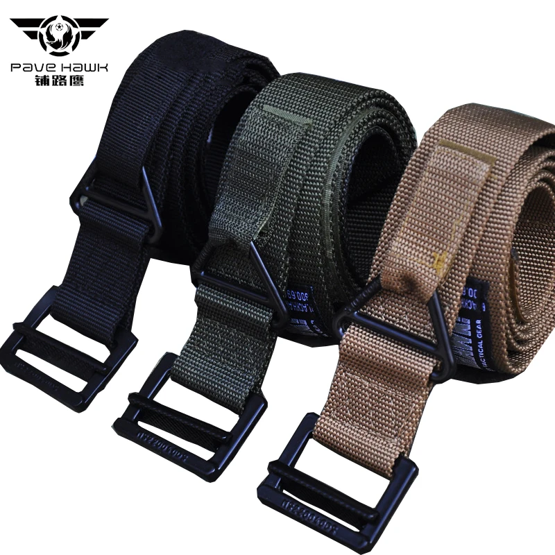 

Paratroopers Buckle Nylon Belt Male Army Tactical Belt Mens Military Waist Canvas Belts Cummerbunds Strap Duty Training Combat