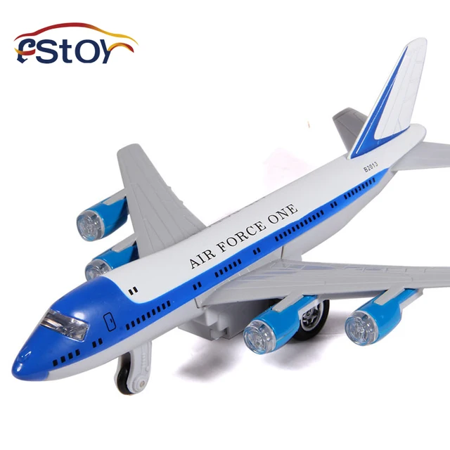 18CM Alloy Diecast Plane Model Simulation Air Force One fighter Model