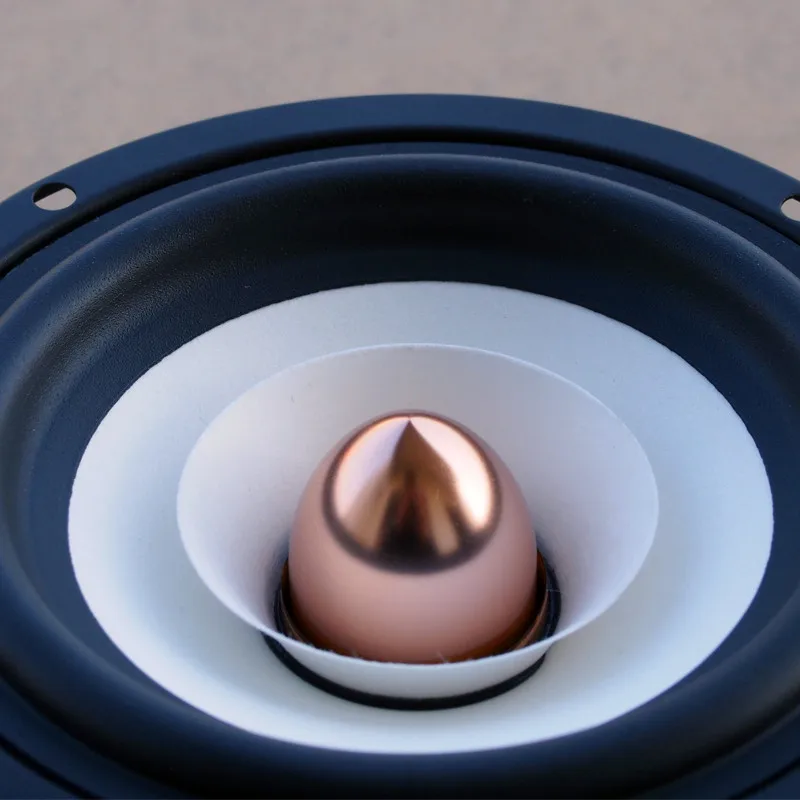 2 Piece Audio Labs Top end 4'' Full Range Speaker unit sets bass treble Aluminum Bullet 2 Layer Paper Cone for DIY home theater 6