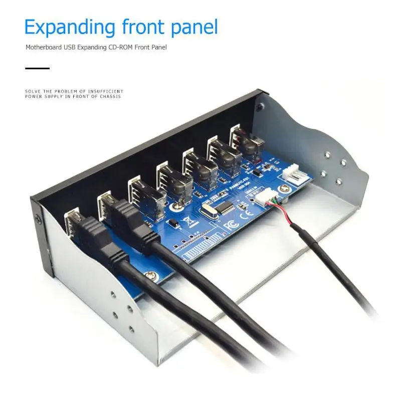 5 25 &quotконцентратор 19 Pin к 2 USB 3 0 4 BC1.2 оптический привод Передняя панель|Платы