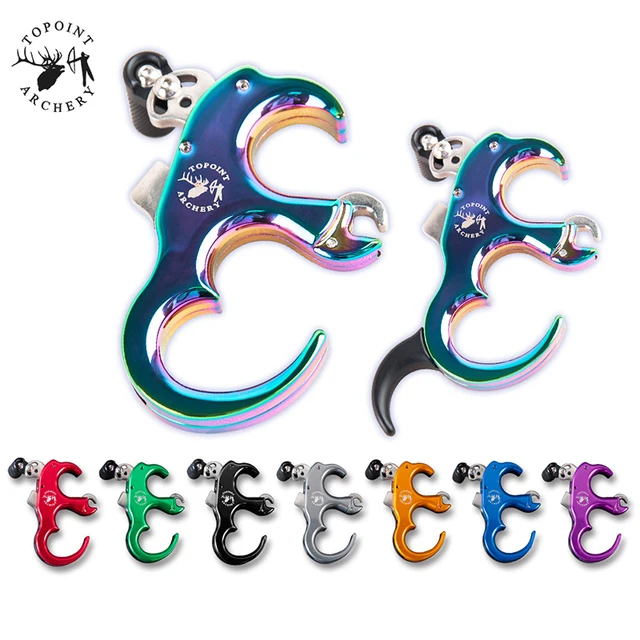 US $62.69 High Quality Alloy Fingers metal Archery Release right left hands Compound Archer