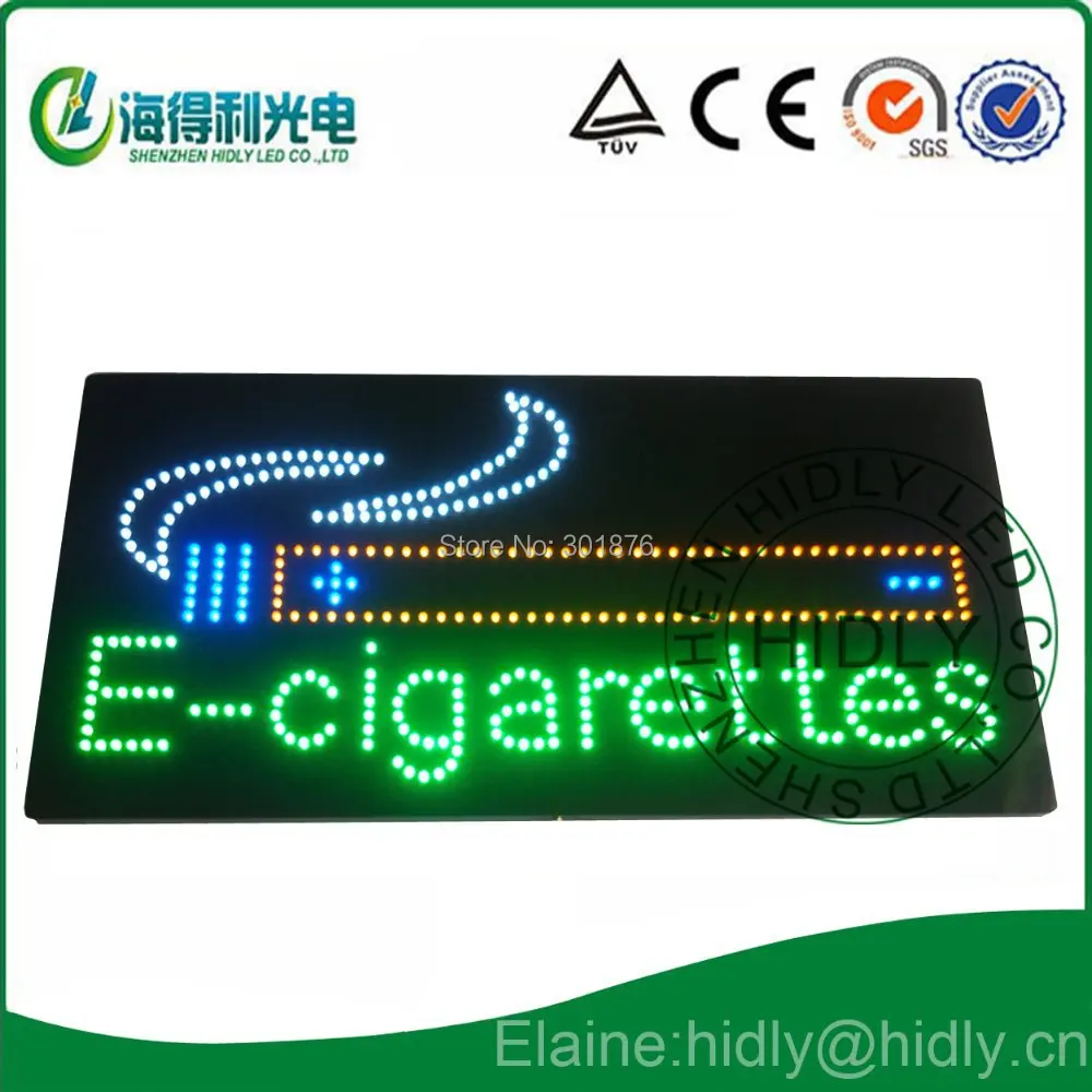 

Hidly brand  LED acrylic e-cigarettes display /LED cigarettes sign