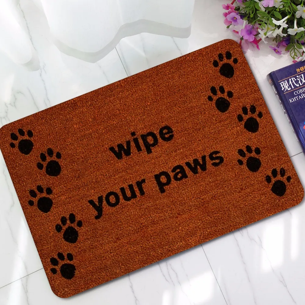 CAMMITEVER Wipe Paws Rugs Carpet Area Rug Slip Resistant Door Floor Mat